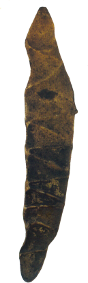 Resquício de Binário, polpa de celulose carbonizada, 1994.